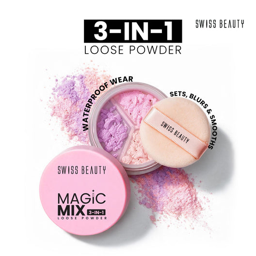 Swiss Beauty Magic Mix 3-In-1 Loose Powder