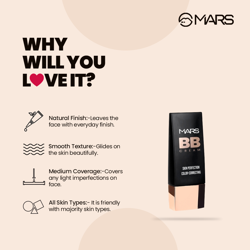 Mars Lightweight BB Cream Foundation (4 Tan)