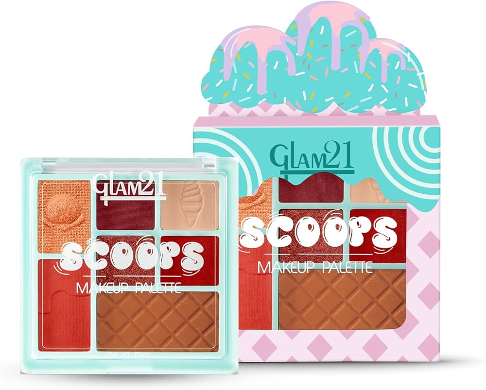 Glam21 Scoops Makeup Palette (02Caramel Crush)