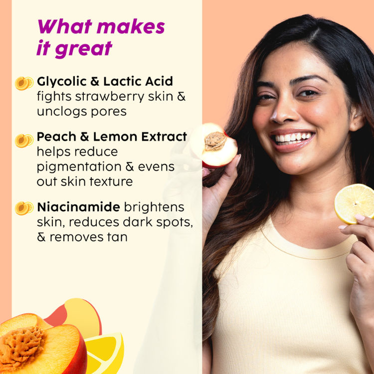 Plix Peaches & Lemon Detan Bump Eraser Scrub & Body Lotion
(400ml)