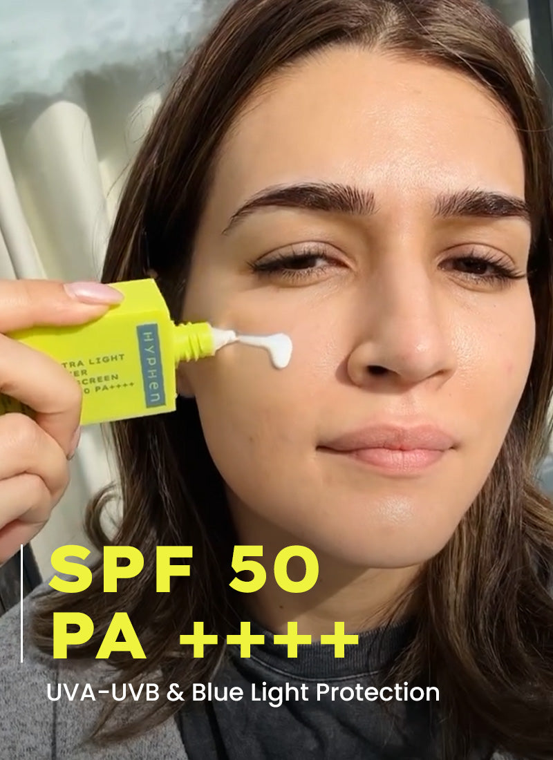 Hyphen Ultra light water sunscreen spf 50 pa ++++ | 50 ml