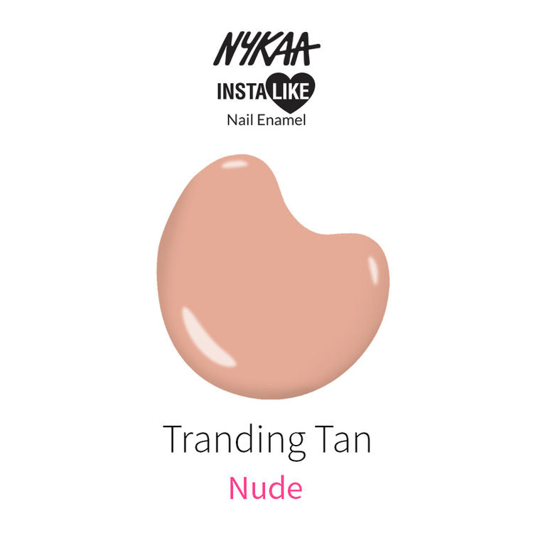 Nykaa InstaLike Long Lasting Nail Enamel - Trending Tan 349 (9ml)