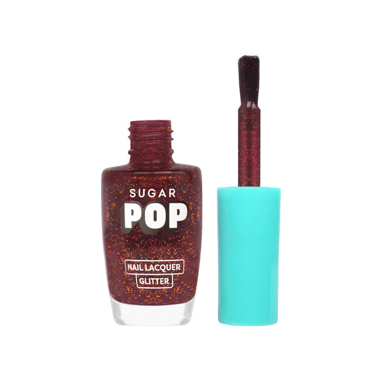 SUGAR POP Glitter Nail Lacquer (09 Ruby Glaze)