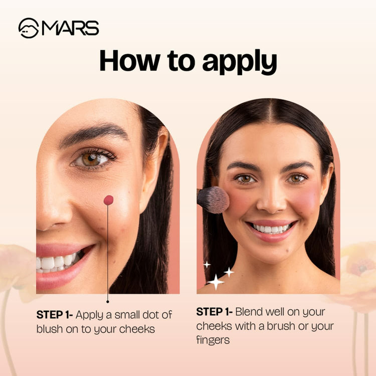 MARS Liquid Blush Hour Dewy-Matte Finish - 03 Sunkissed
(12ml)
