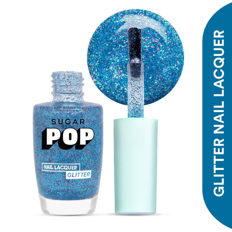 SUGAR POP Glitter Nail Lacquer (07 Ocean Sparkle)