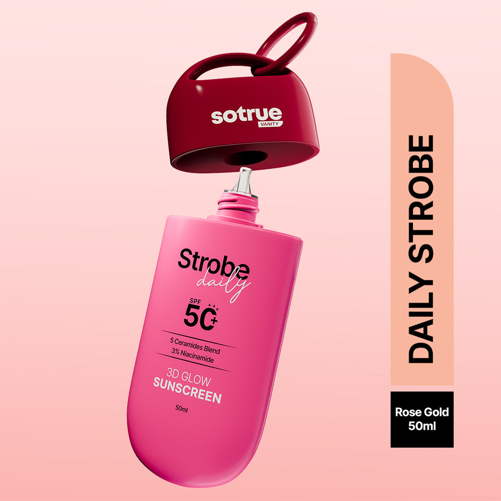 So True Daily Strobe Cream with SPF 50+ | Rose Gold