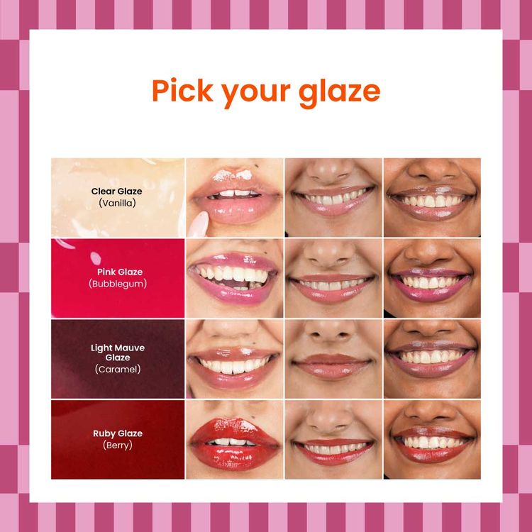 Foxtale Brightening Lip Balm With Peptides, Vitamin C & Hyaluronic Acid Bubblegum Pink Glaze
(12g)
