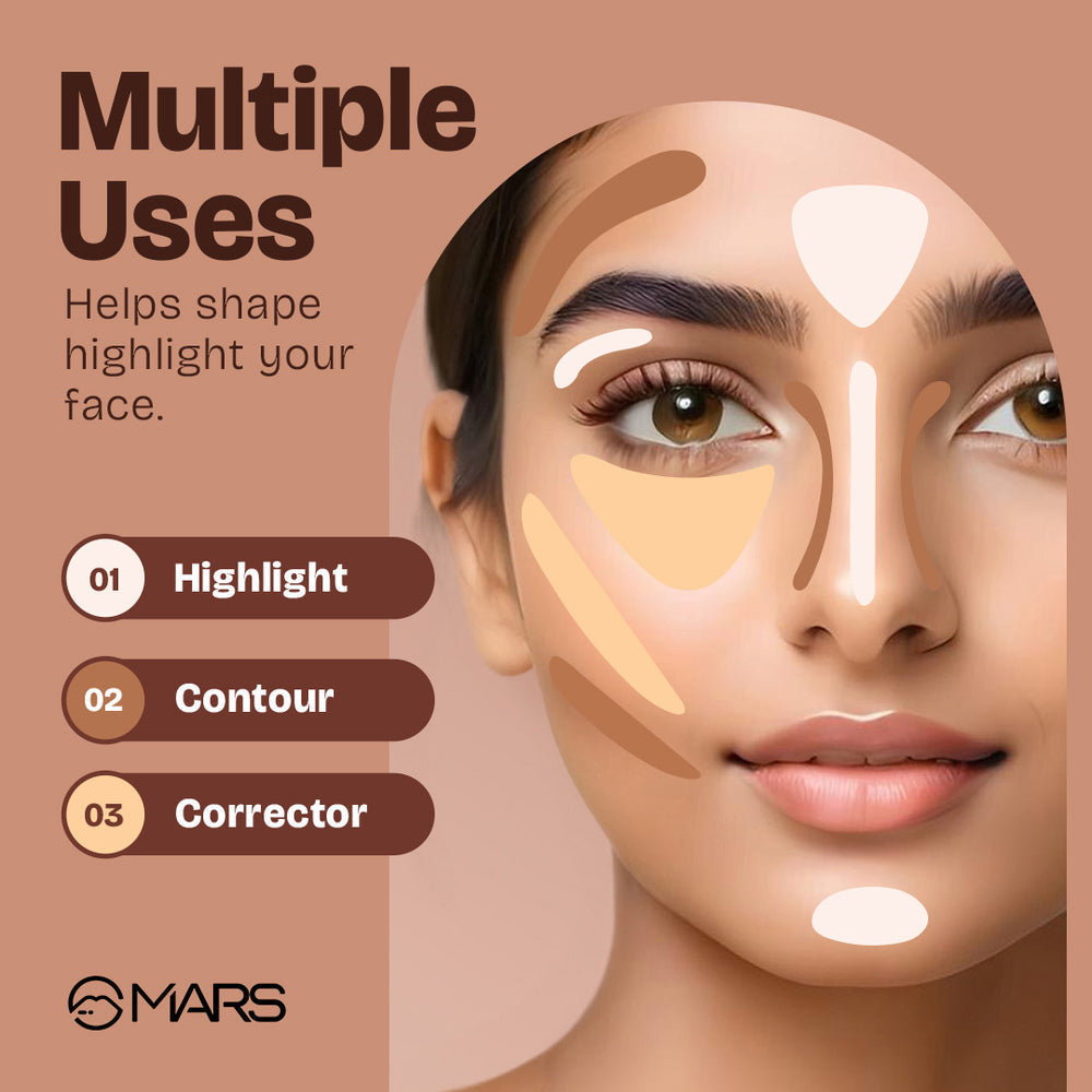 Mars Cancel Concealer | Liquid Concealer (03- dreamy beige)