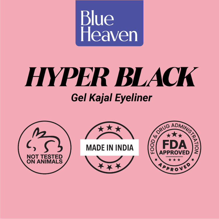 Blue Heaven Hyper Black Gel Kajal Eyeliner
(1.5g)
