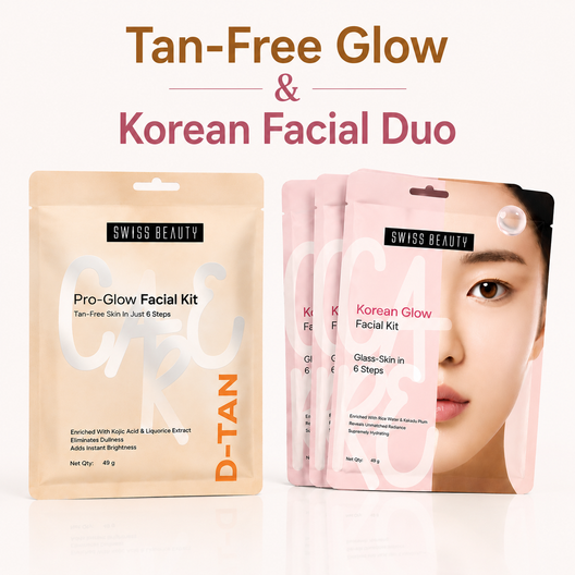 Swiss Beauty Tan-Free Glow & Korean Facial Set Duo