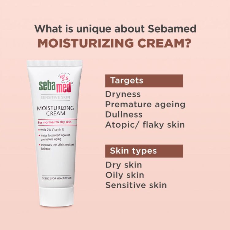 Sebamed Moisturizing Cream - For Normal to dry skin
(50ml)