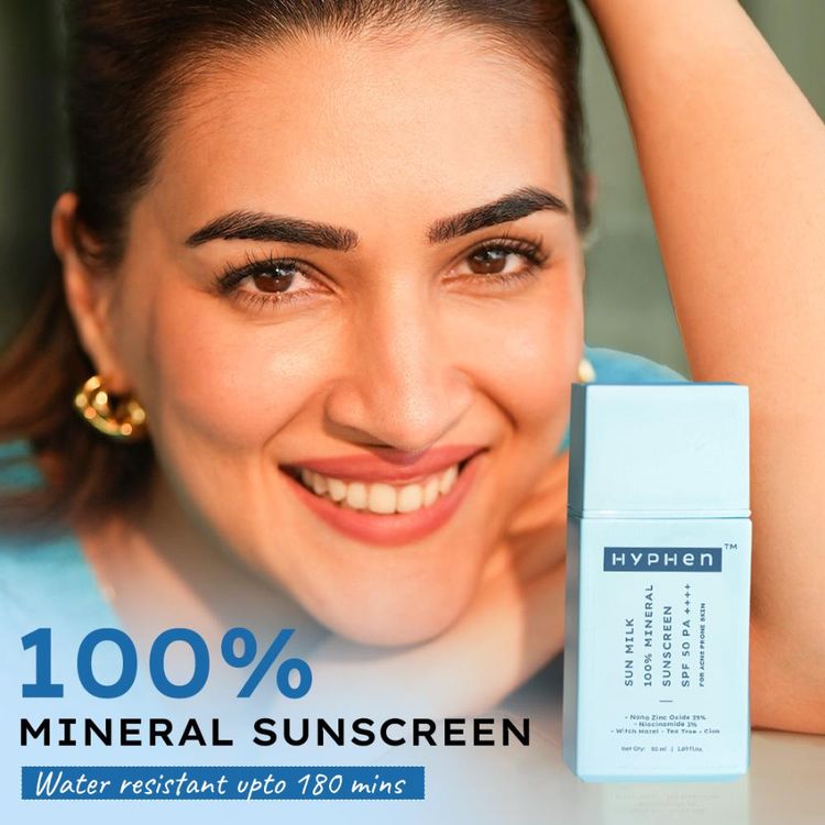 Hyphen Sun milk 100% mineral sunscreen spf 50 pa++++ | 50 ml