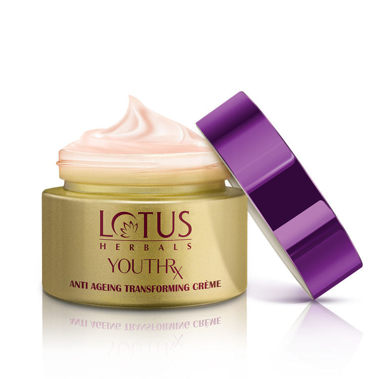 Lotus Herbals YouthRx Anti Ageing Transforming Face Cream SPF 25 , Reduce Dark Spots & Blemishes (30gm)