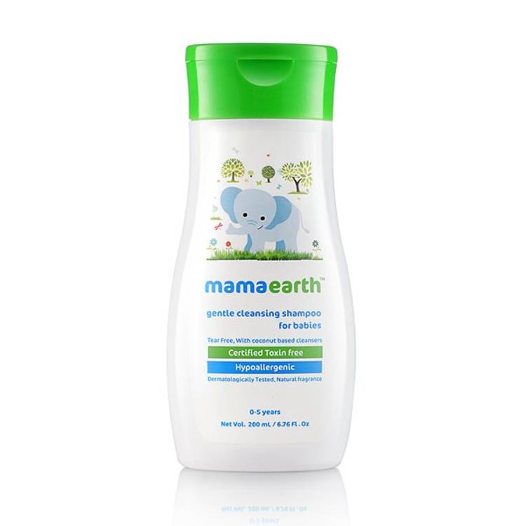 Mamaearth Gentle Cleansing Shampoo For Babies (200ml)