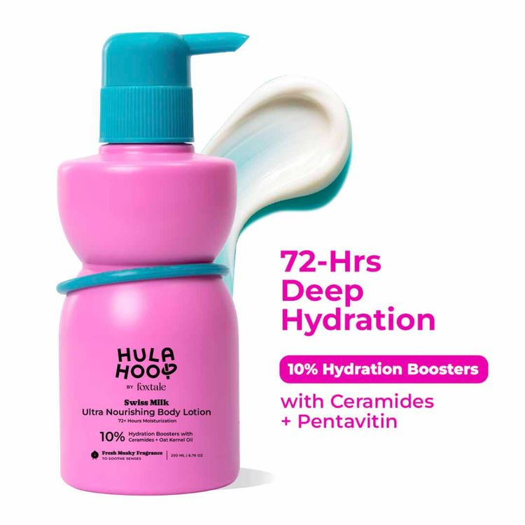 Foxtale Hydrating Body Lotion 72 HR Hydration, Lightweight Serum-In-Lotion With Hyaluronic Acid & Ceramides
(200ml)