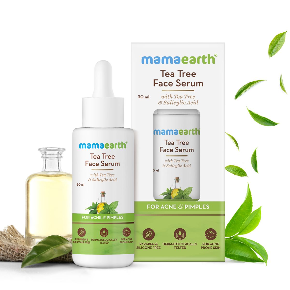 Mamaearth Tea Tree Face Serum for Acne and Pimples - 30 ml