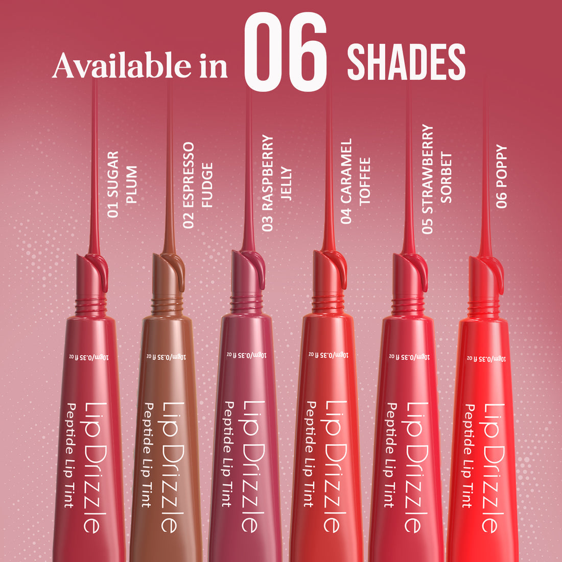 Glam21 Lip Drizzle Peptide Lip Tint (03 Rasberry Jelly)
