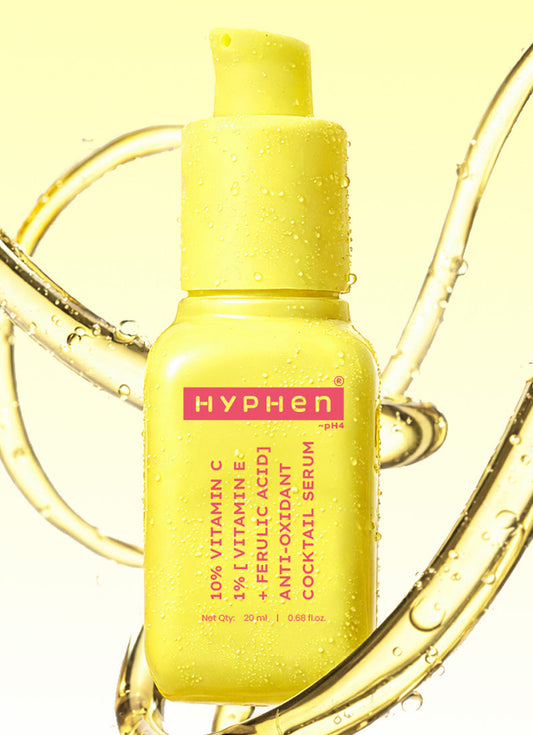 Hyphen 10% vitamin c serum with 1% [vitamin e + ferulic acid] - 20ml