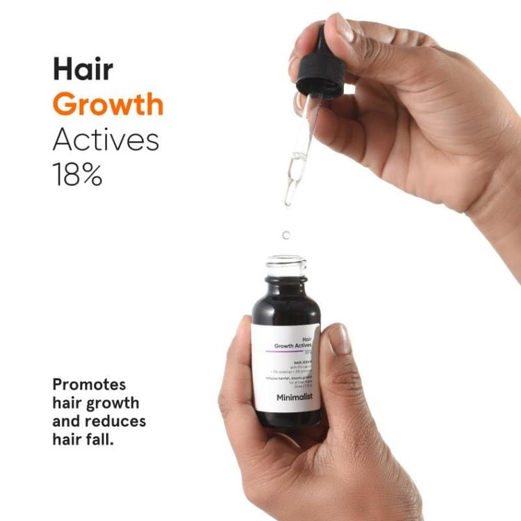 Minimalist Hair Growth Actives 18% Hair Serum
(30ml)