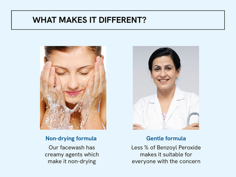 Be Bodywise 2.5% Benzoyl Peroxide Facewash