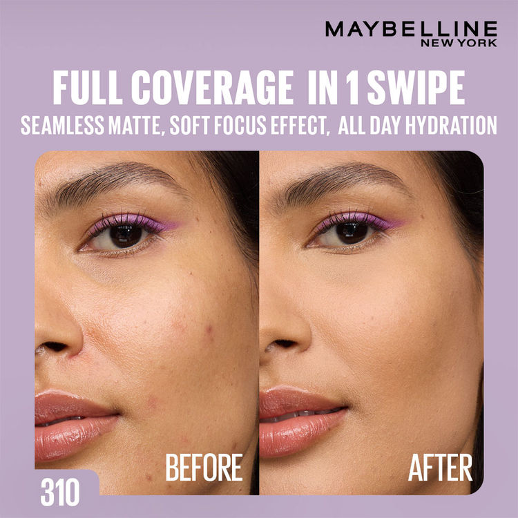Maybelline Super Stay Flex Powder Foundation Compact-30H Full Cover (310)