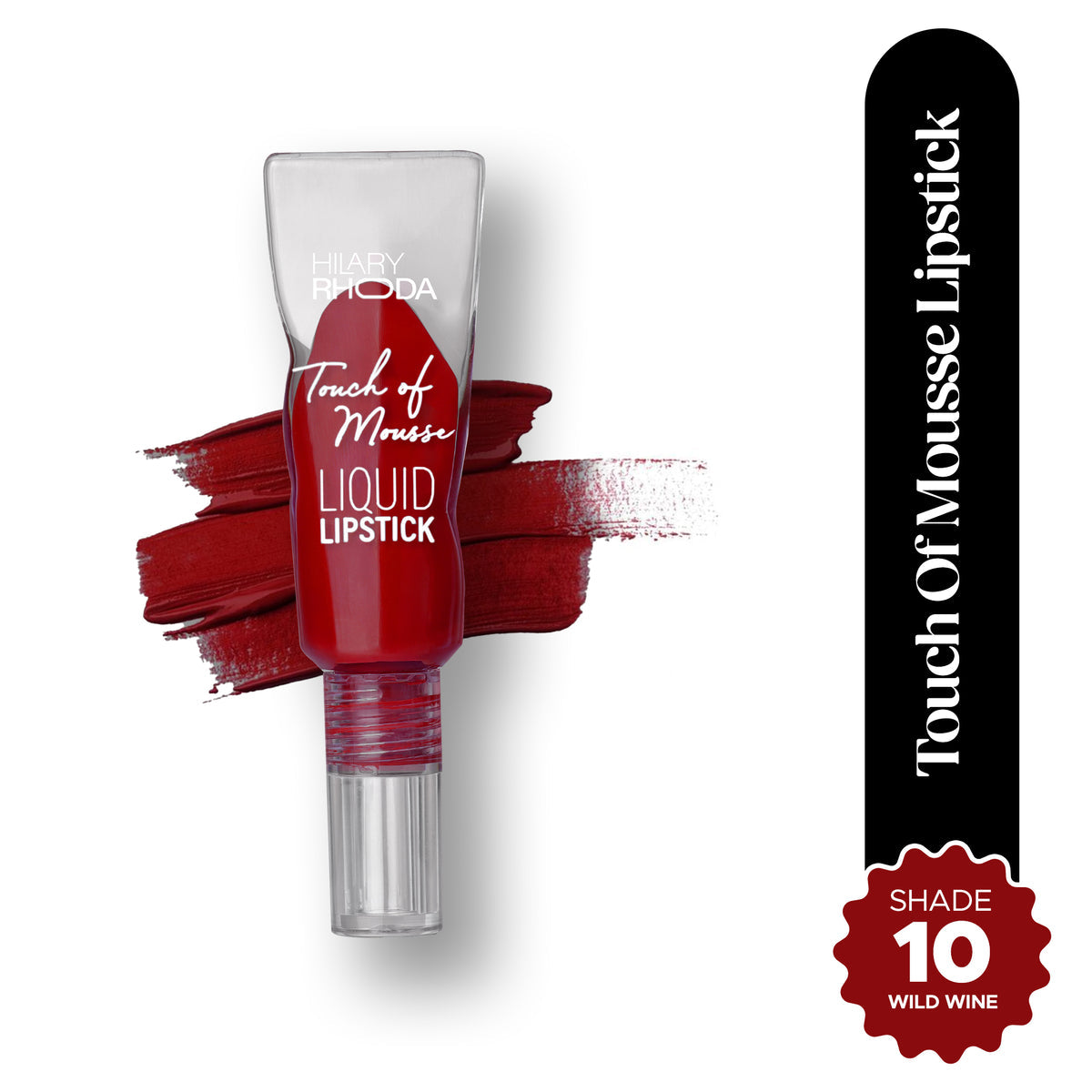 Hilary Rhoda Touch Of Mousse Lipstick (Wild Wine 10)