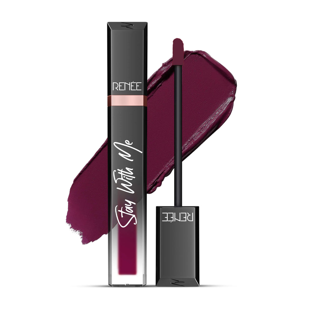 RENEE Stay With Me Matte Liquid Lipstick (05 Thirst of Wine)