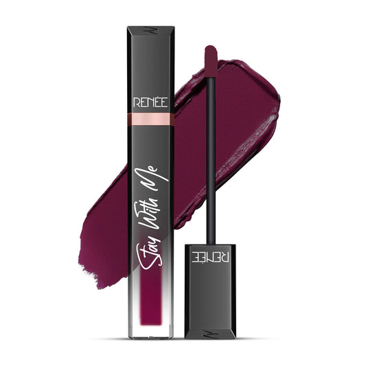 RENEE Stay With Me Matte Liquid Lipstick (05 Thirst of Wine)