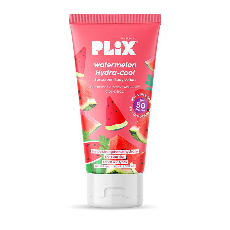 Plix Watermelon Hydra-Cool Sunscreen Body Lotion
(150ml)
