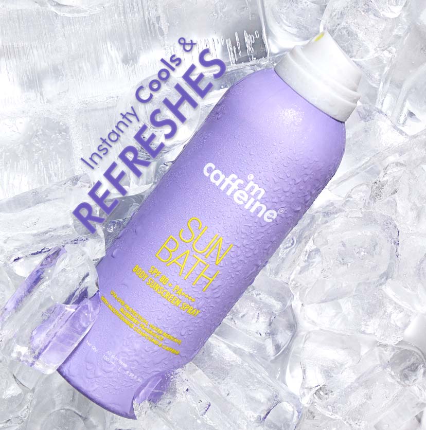 Mcaffeine Sun Bath SPF Body Sunscreen 80+ PA ++++ Spray - 100ml