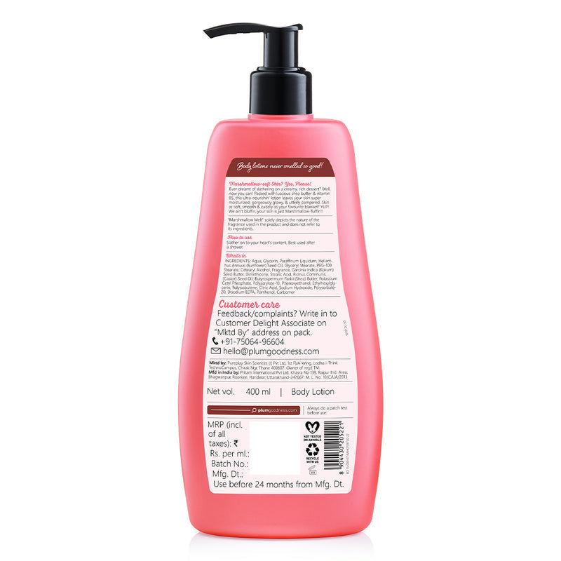 Plum Marshmallow Melt Body Lotion (400ml)