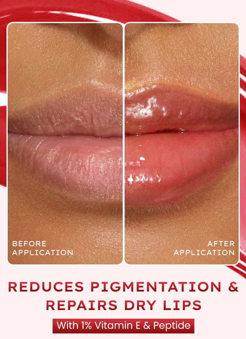 Hyphen Vip jelly glaze lip balm, 1% vit e & peptides- 10g