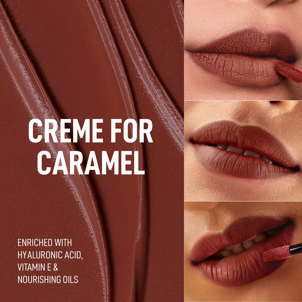 RENEE Stay With Me Matte Liquid Lipstick (07 Creme of Caramel)