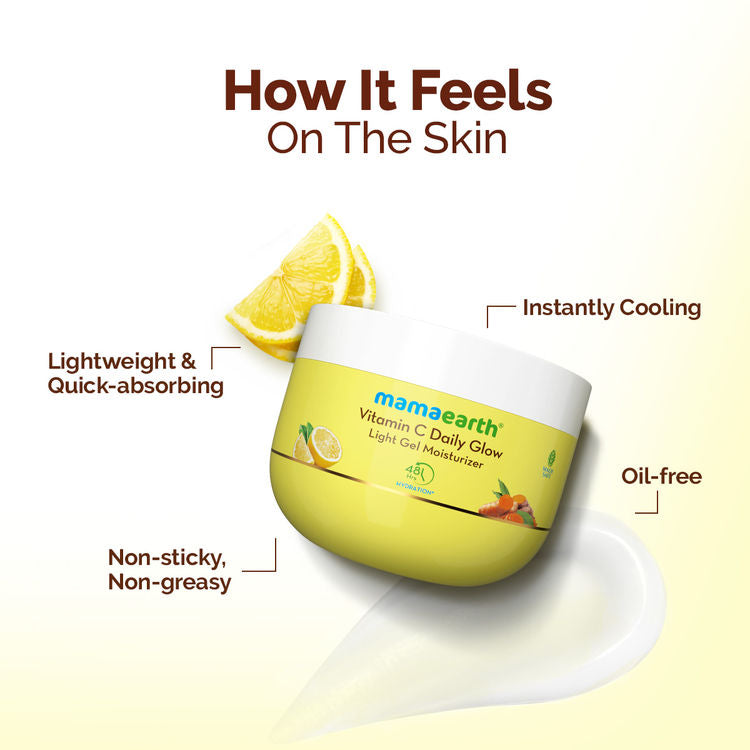 Mamaearth Vitamin C Daily Glow Light Gel Moisturizer (200g)