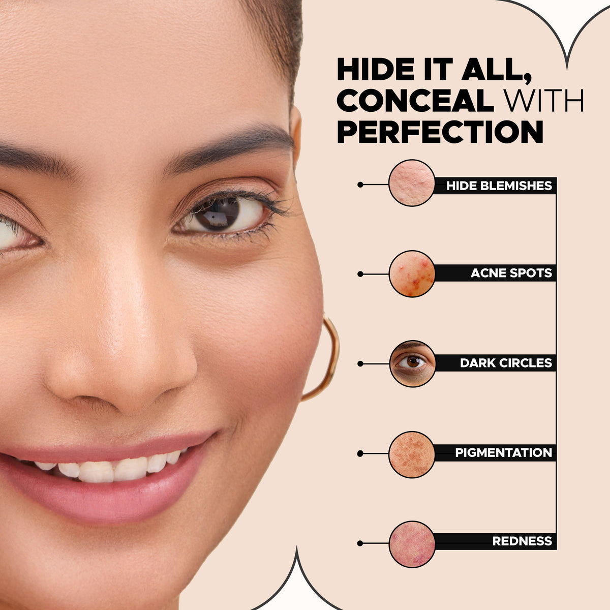 Hilary Rhoda Hide It All Cover Concealer (Walnut 06)