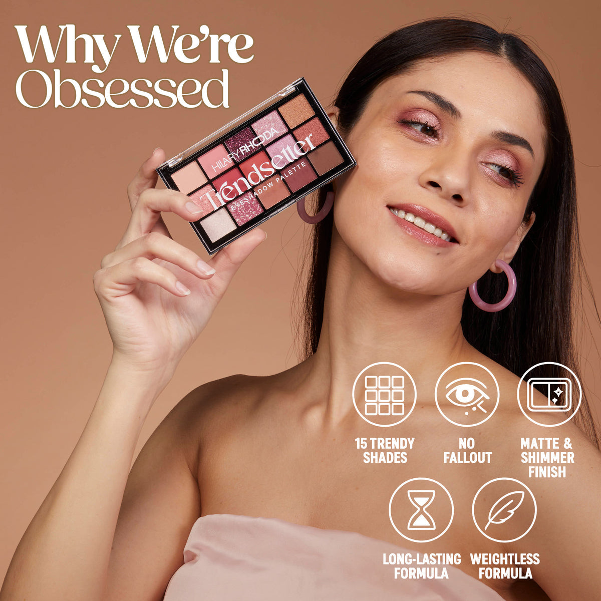 Hilary Rhoda Trendsetter Eyeshadow Palette (Rule Breaker 01)