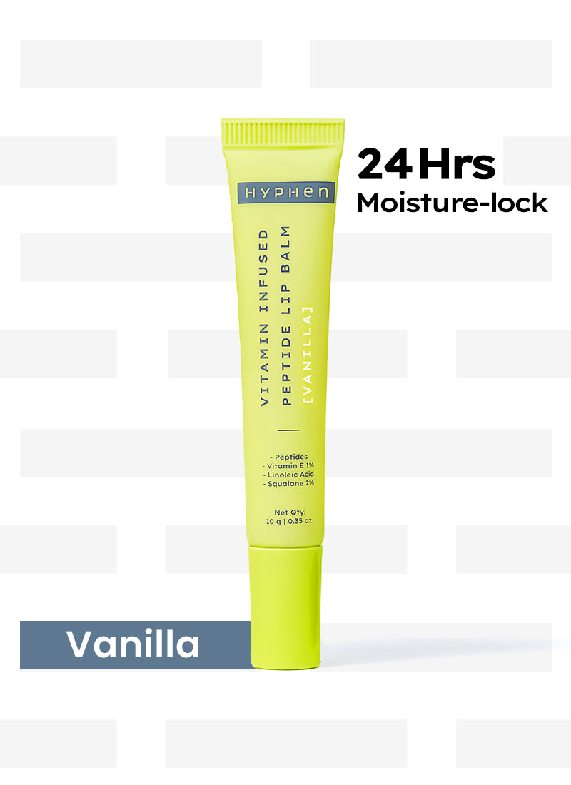 Hyphen Vitamin infused peptide lip balm - vanilla 10g