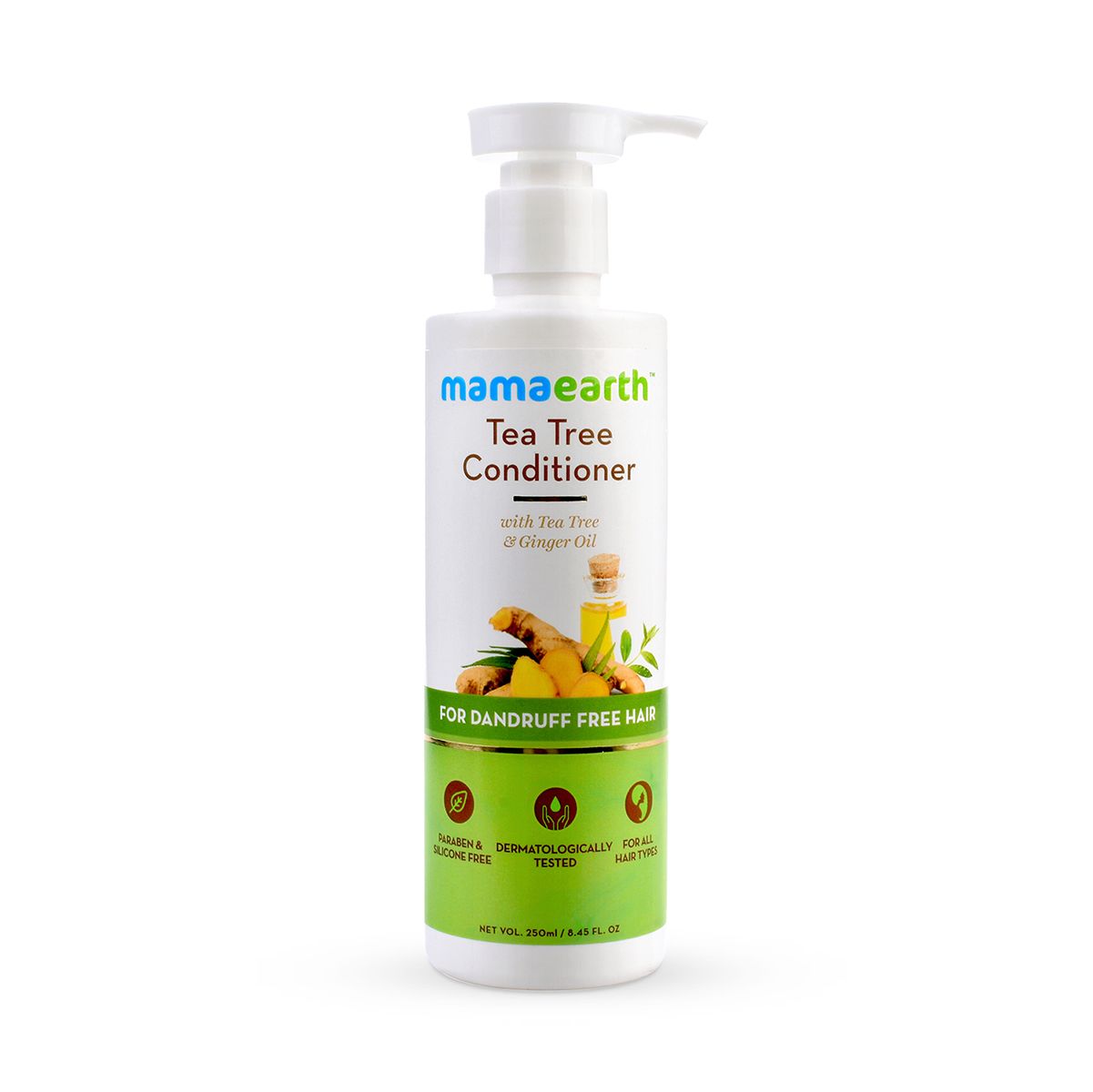 Mamaearth Tea Tree Conditioner with Tea Tree and Ginger Oil for Dandruff Free Hair 250ml