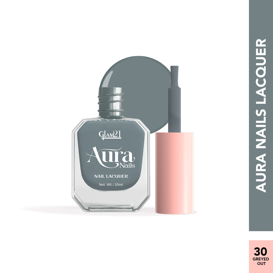 Glam21 Aura - Nail Lacquer (30Hush Blue)