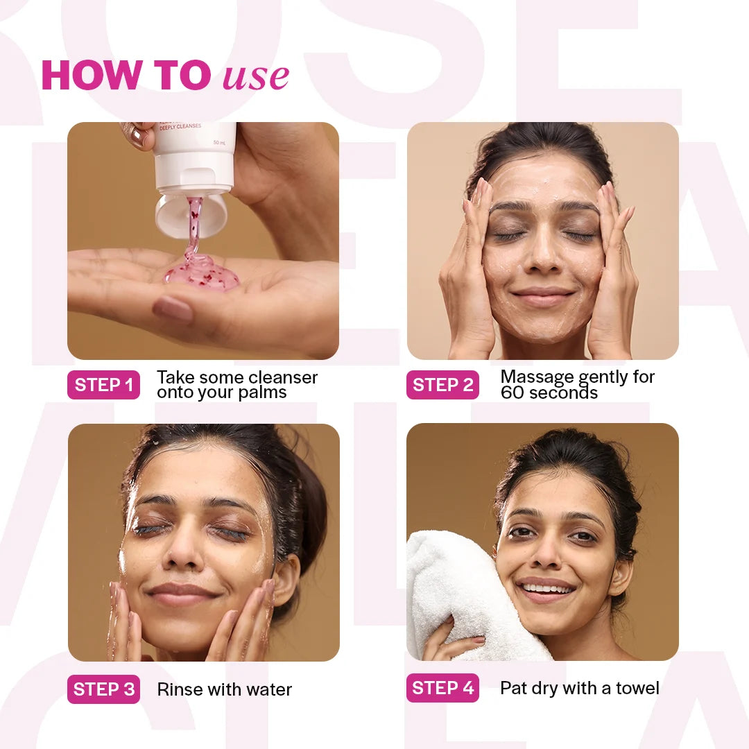 Suroskie Rose Petal Melt Cleanser (50ml)