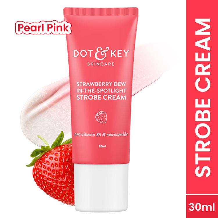 Dot & Key Strawberry Dew In-The-Spotlight Strobe Illuminating Cream + Moisturizer With Hyaluronic Pearl Pink
(30ml)