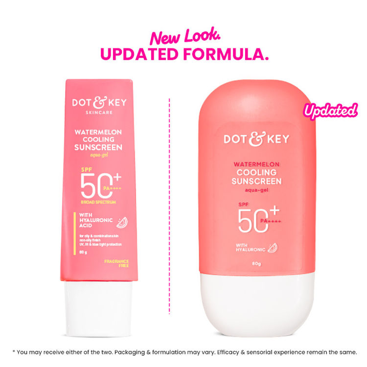 Dot & Key Watermelon Cooling Sunscreen, SPF 50+ PA++++ In-Vivo Tested
(80 g)