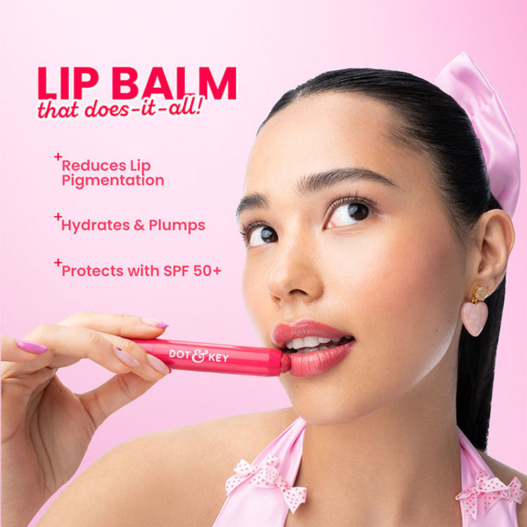 Dot & Key Meltie Lip Balm SPF 50+ PA+++, Strawberry Glaze (4g)
