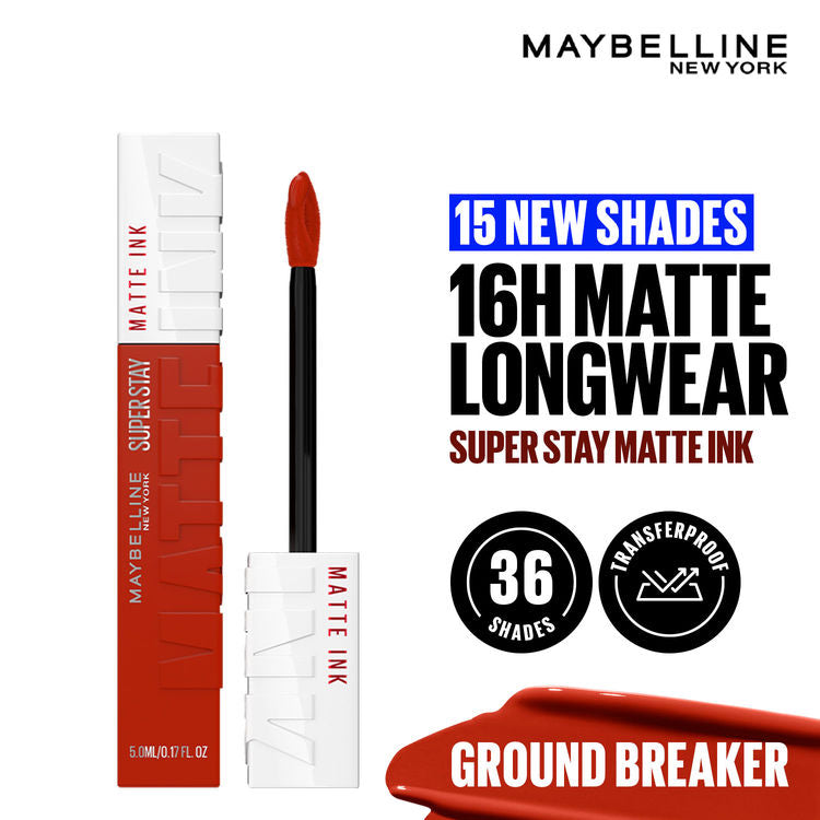 Maybelline Super Stay Matte Ink Liquid Lipstick(Ground Breaker)