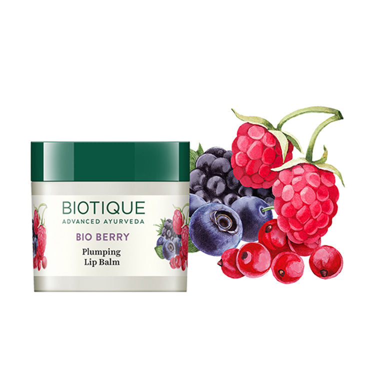 Biotique Bio Berry Plumping Lip Balm Smoothes & Swells Lips(12gm)