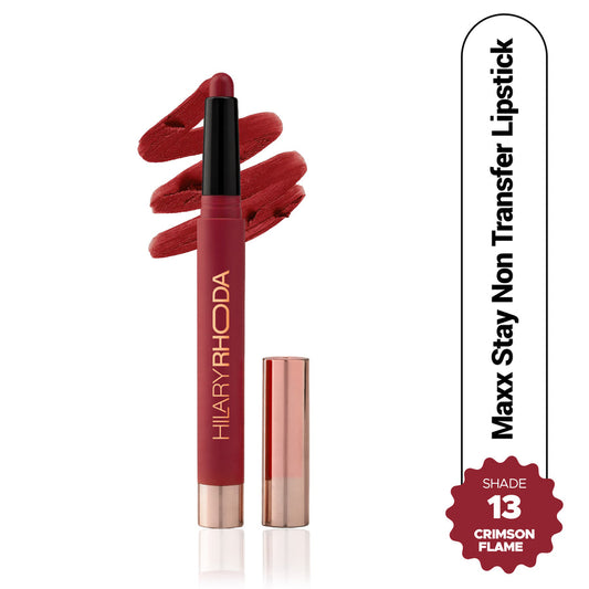 Hilary Rhoda Maxx Stay Non Transfer Lipstick (13 Crimson Flame)
