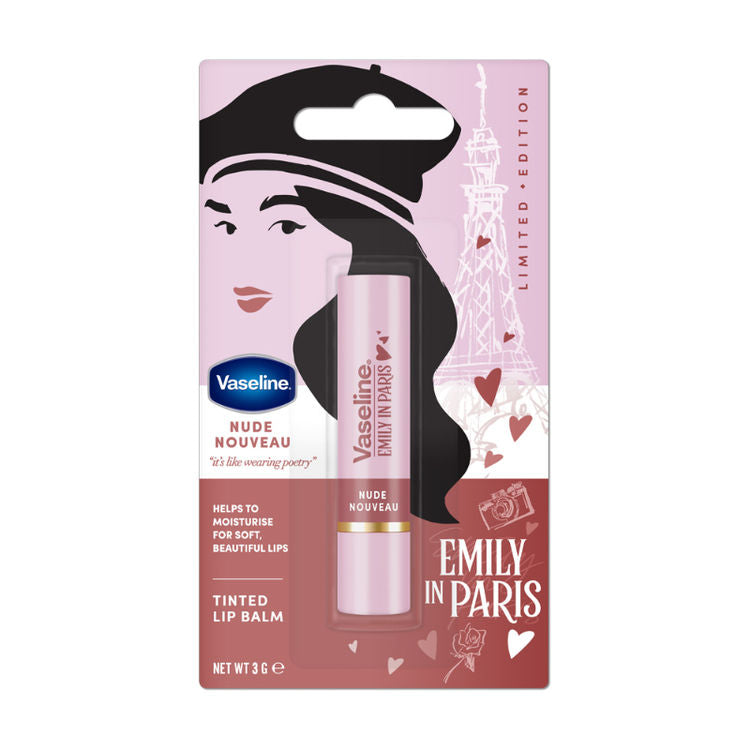 Vaseline Emily In Paris Tinted Lip Balm Stick - Nude Nouveau
(3g)