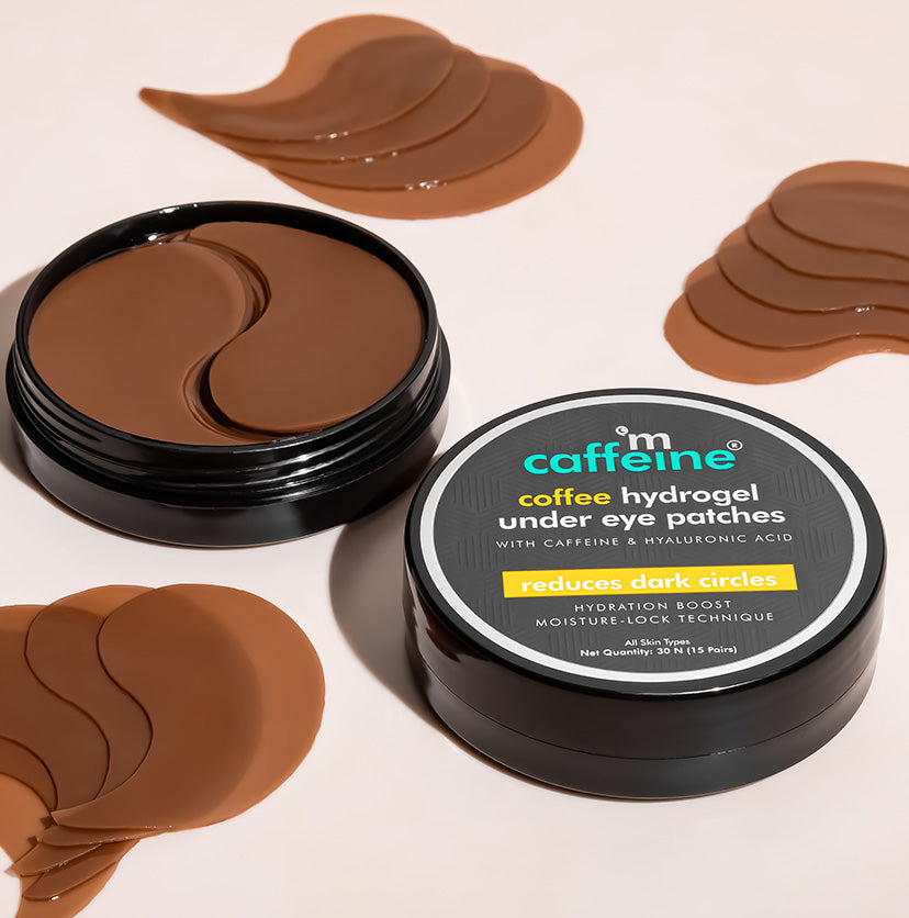 Mcaffeine Coffee Hydrogel Under Eye Patches with Caffeine & HA - 15 Pairs