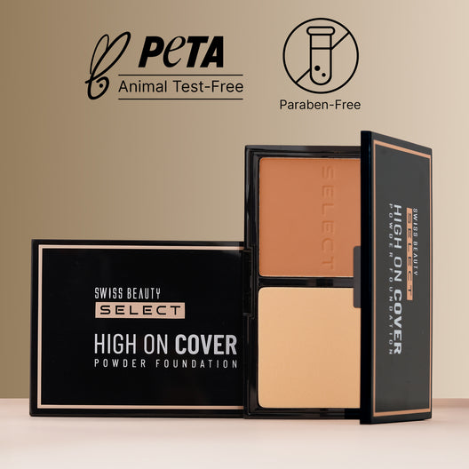 Swiss Beauty Select High On Cover Powder Foundation (04 Neutral Buff)