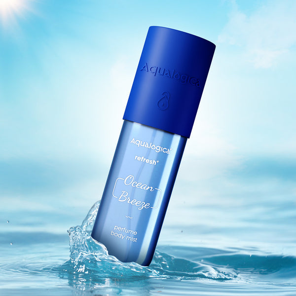 Aqualogica Refresh+ Perfume Body Mist - Ocean Breeze with Zemea & Hyaluronic Acid 150 ml